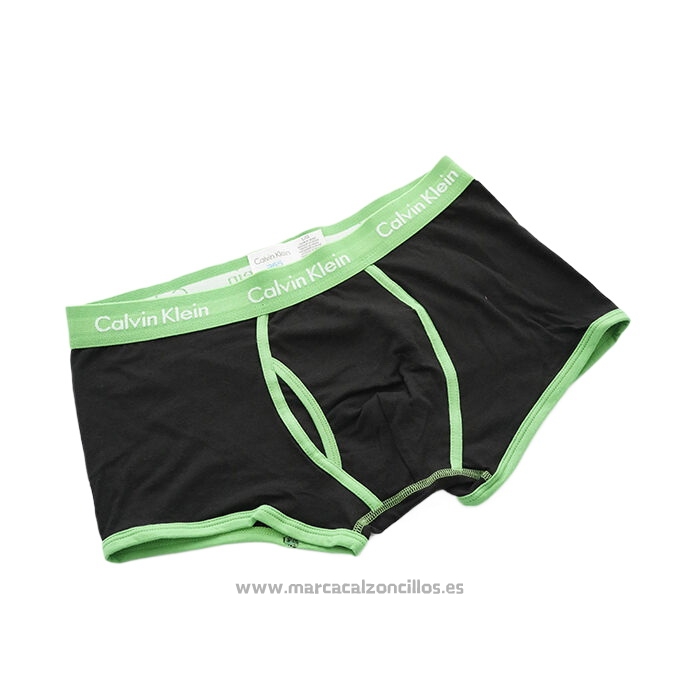 Boxer Calvin Klein Hombre 365 Verde Negro